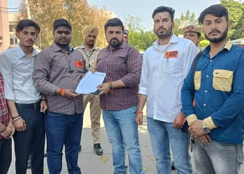 ABVP Submitted Memorandum in Panchkula