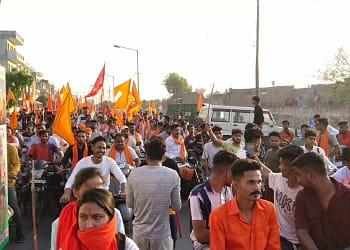 Shobha Yatra held by Rashtriya Bajrang Dal