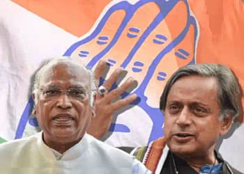 Kharge vs Tharoor