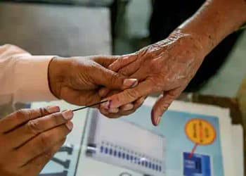 First phase of voting