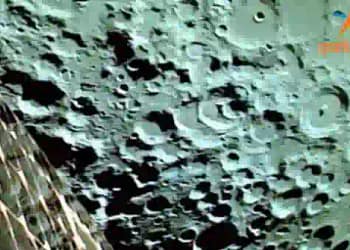 Image Captured by Chandrayaan-3