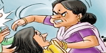 sonipat haryana news daughter-in-law beat up mother-in-law for roti