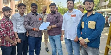 ABVP Submitted Memorandum in Panchkula