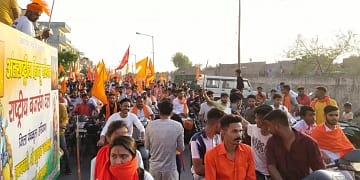 Shobha Yatra held by Rashtriya Bajrang Dal