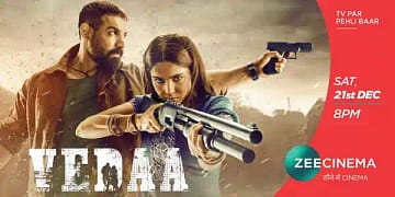 ज़ी सिनेमा पर देखिए ‘वेदा’ (Veda) का वर्ल्ड टेलीविजन प्रीमियर – साहस, हौसले और अन्याय के खिलाफ जंग की एक दिलचस्प दास्तान!