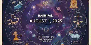 Today’s Horoscope 1 August 2025