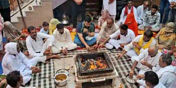 प्राचीन मंदिर का जीर्णोद्धार कार्य पूर्ण