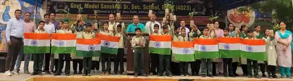 बप्पा के प्रांगण में राष्ट्रीय ध्वज दिवस बड़े ही हर्षोल्लास एवं उत्साह के साथ