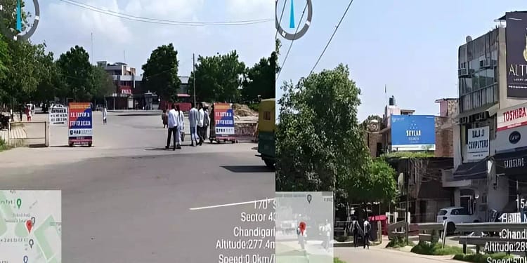 Barricades illegal with illegal advertising