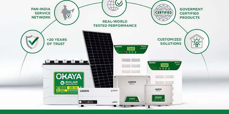 Okaya Strengthens Its Solar Portfolio with Integrated, India-Ready Energy Solutions