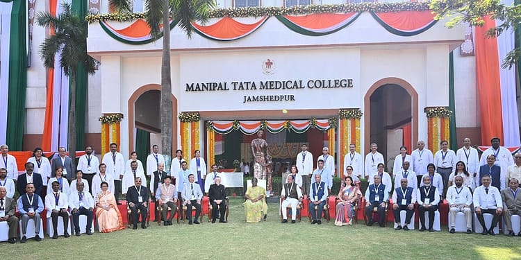 President of India Visits Manipal Tata Medical College, Jamshedpur